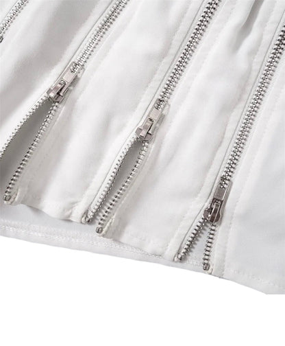 Zip It Zipper Mini Shorts - 